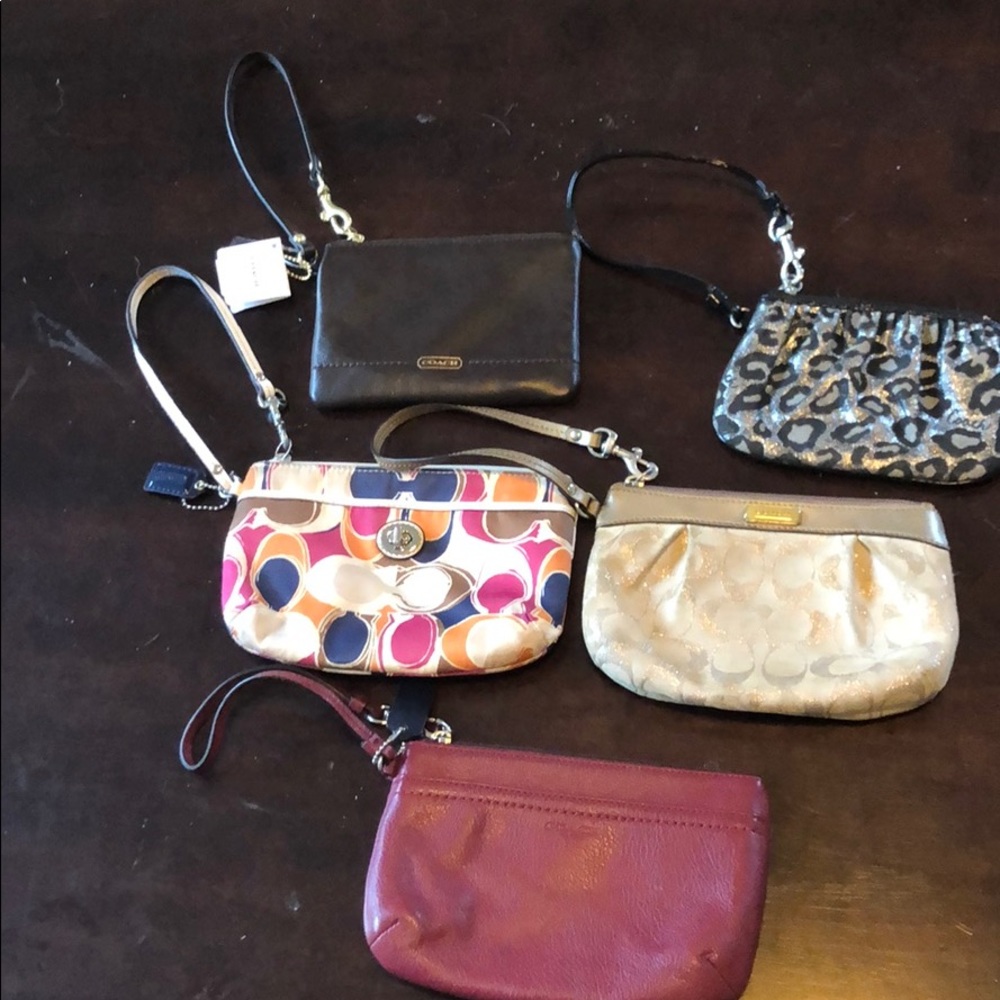 Coach wristlets (bundle)
